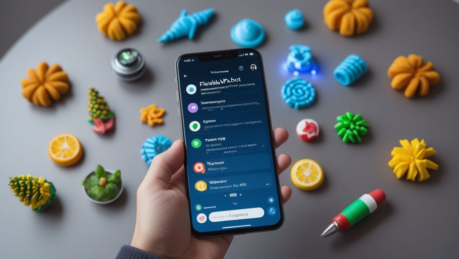 Чат-бот VlexVPN на смартфоне мессенджер Telegram кибербезопасность анонимность интернет защита данных шифрование сообщений мобильное приложение